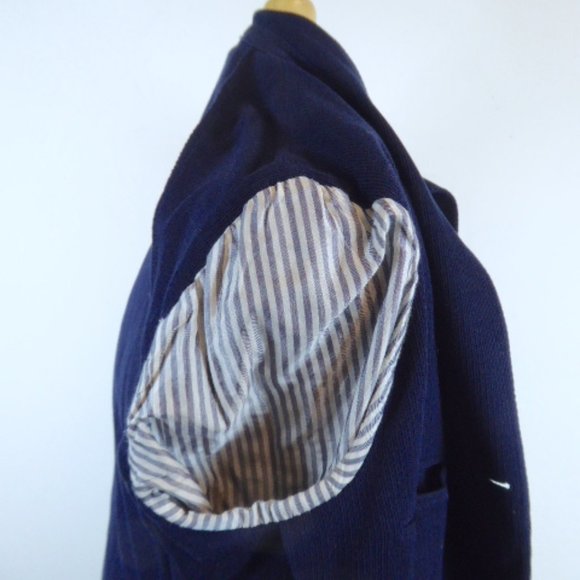 BOGLIOLI ITALY Dover UNSTRUCTURED navy blue cotton BLAZER jacket I58 40 - Picture 12 of 14